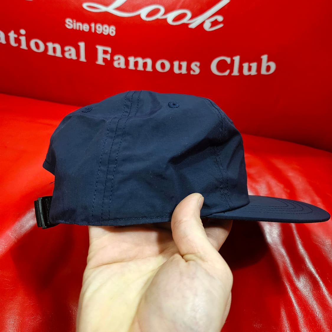 (새상품) Maniere in Paris 나일론 시그니쳐 로고 캠프캡 상품이미지4