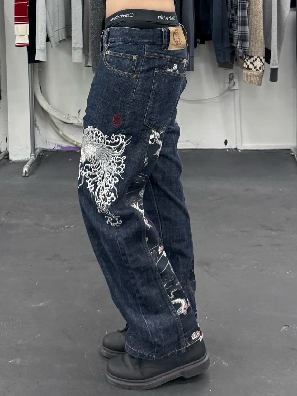 카라쿠리 타마시 오리엔탈 데님팬츠 상품이미지5