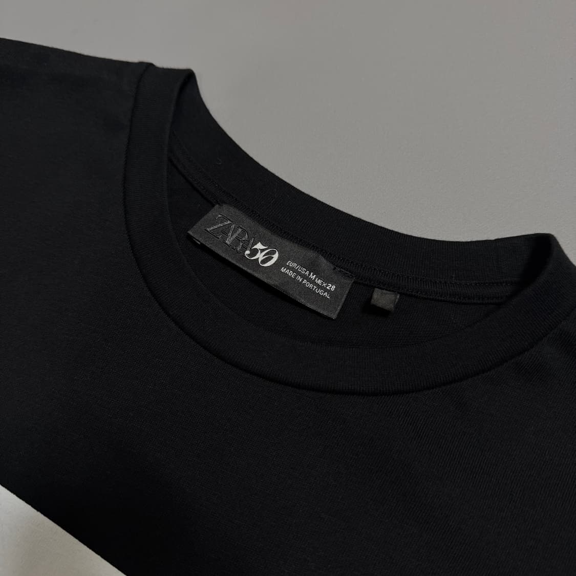 ZARA 50th 스티븐 마이젤 소프트 코튼 크루넥 반팔 상품이미지5
