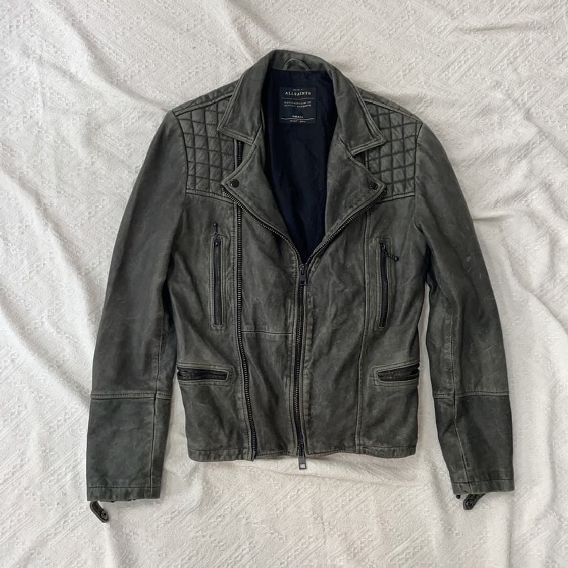 [95] 올세인츠 리얼래더 가죽 라이더 자켓 상품이미지1