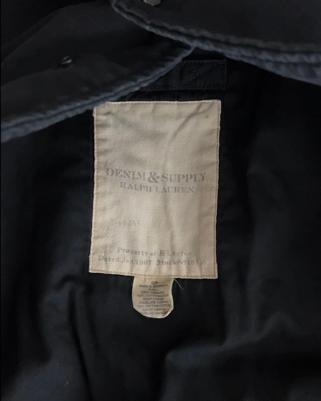 데님앤서플라이 밀리터리 립스탑 파카 S 상품이미지4