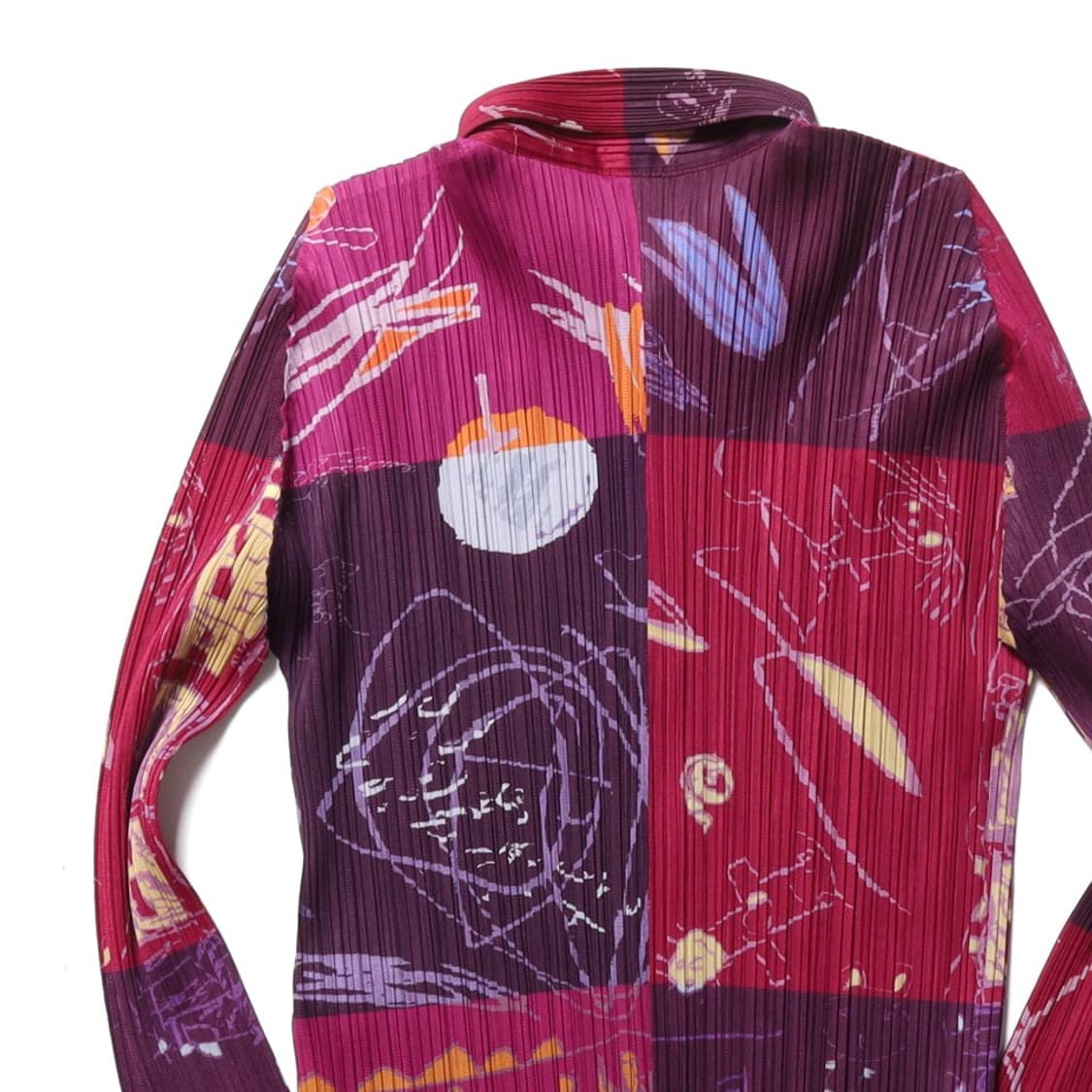 플리츠 플리즈 Pleats Please Pattern Button Jac 상품이미지5