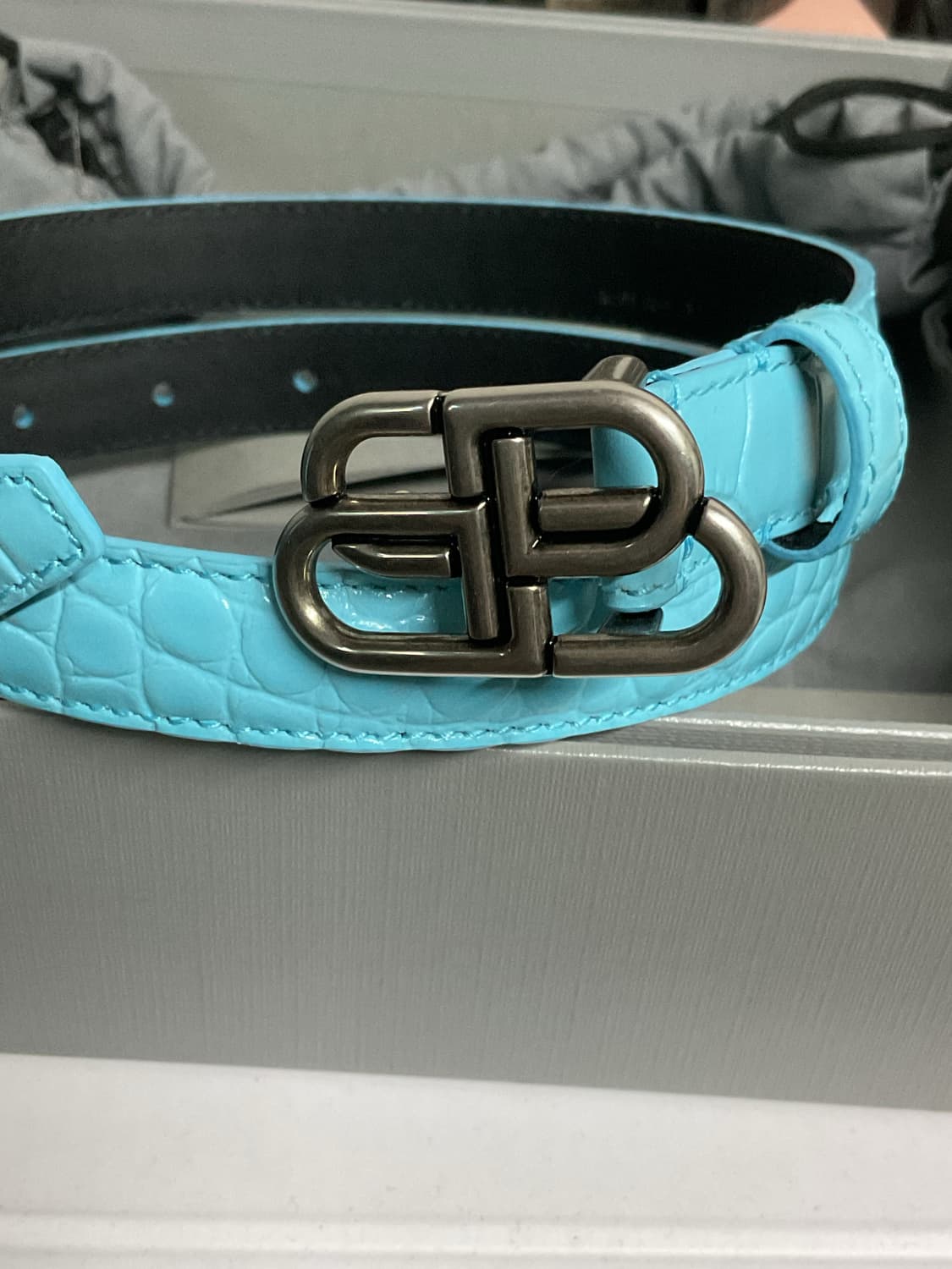 Balenciaga baby blue belt 풀구성 상품이미지2