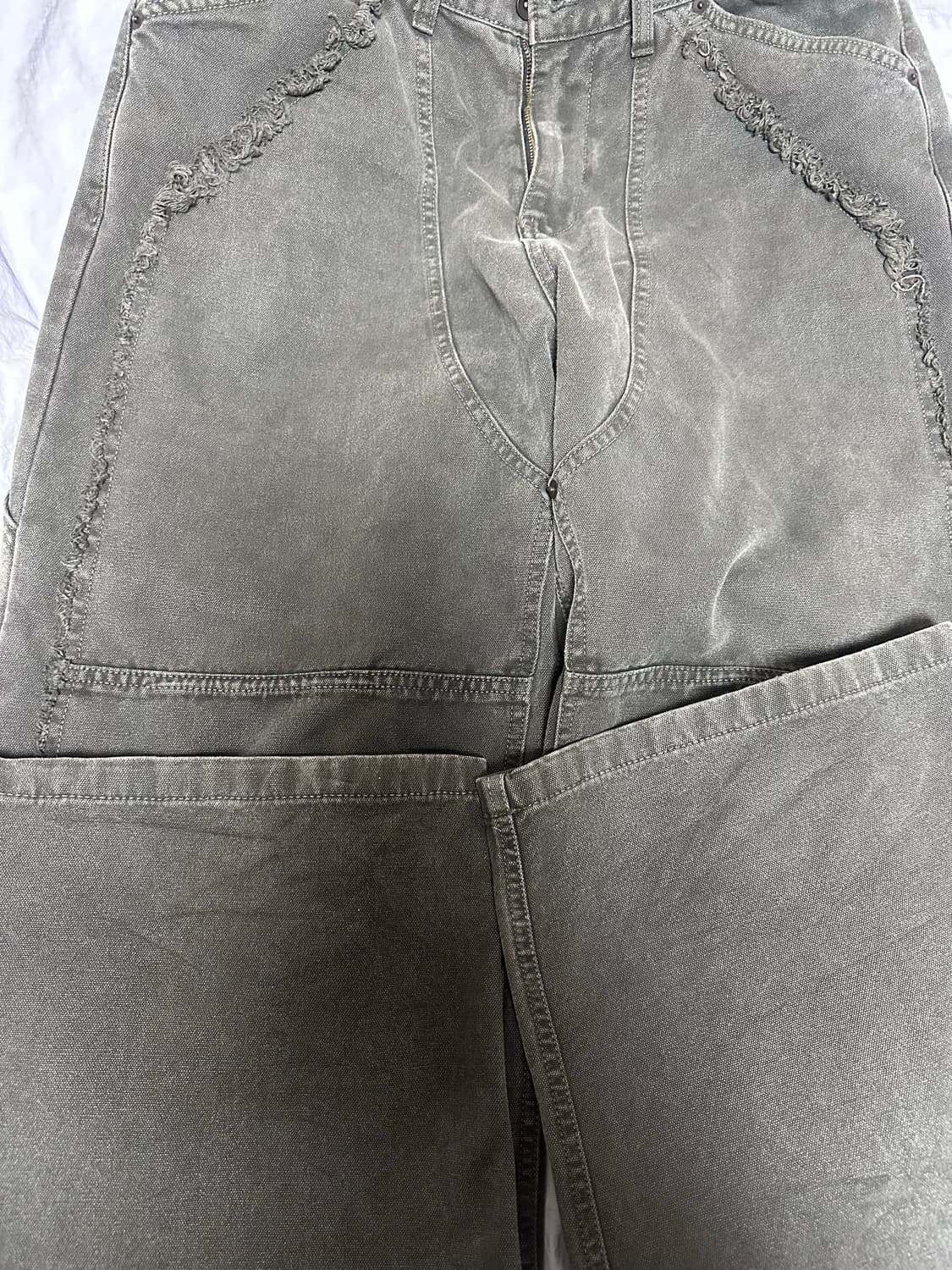 해칭룸 VTG Double knee Pants Khaki 상품이미지4