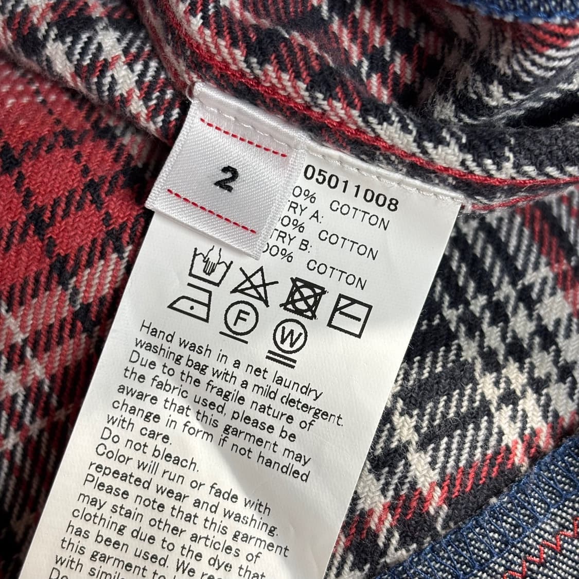 2) visvim 비즈빔 20ss 럼버 체크 크래쉬 상품이미지7