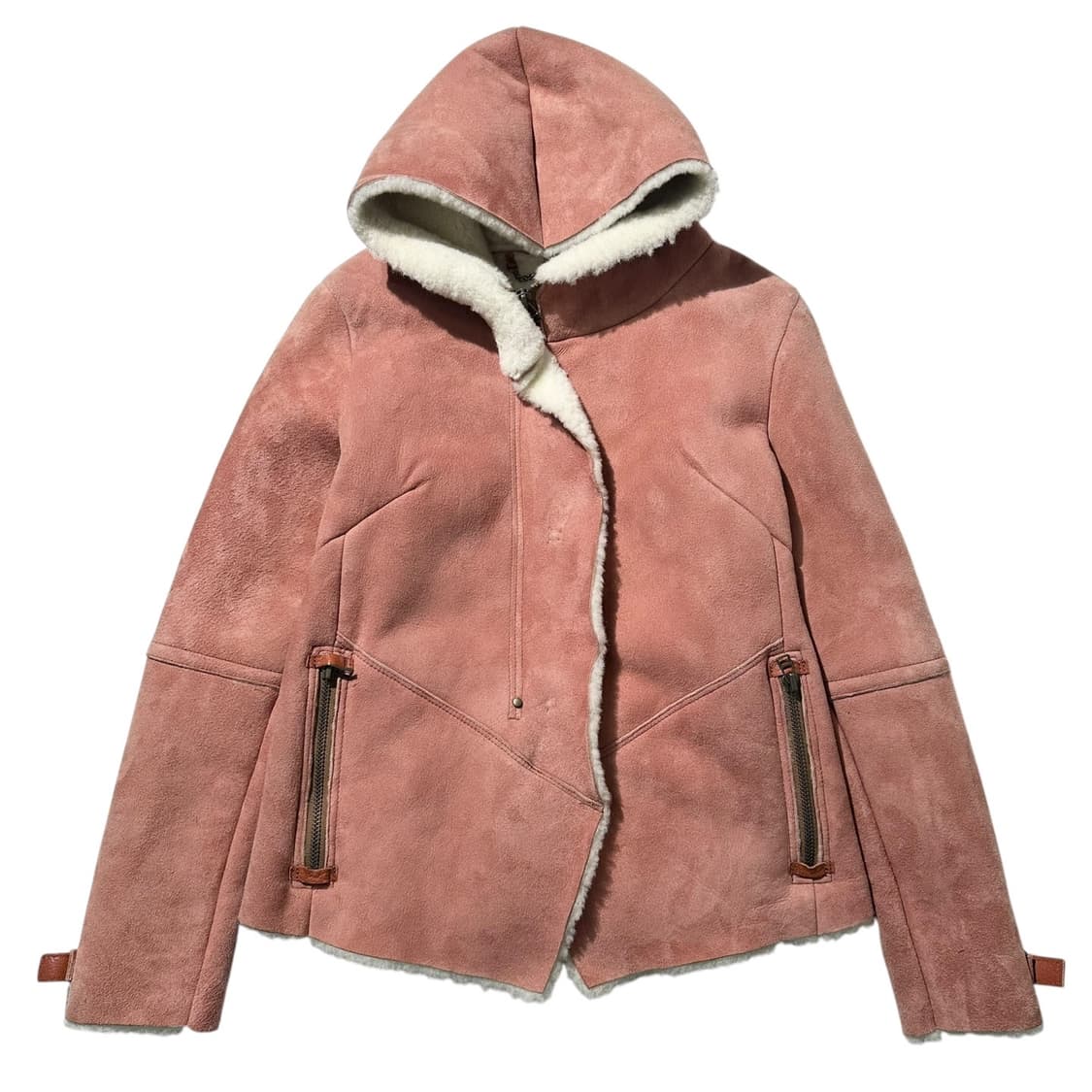 아비렉스 시어링 무스탕 후드 자켓 상품이미지2