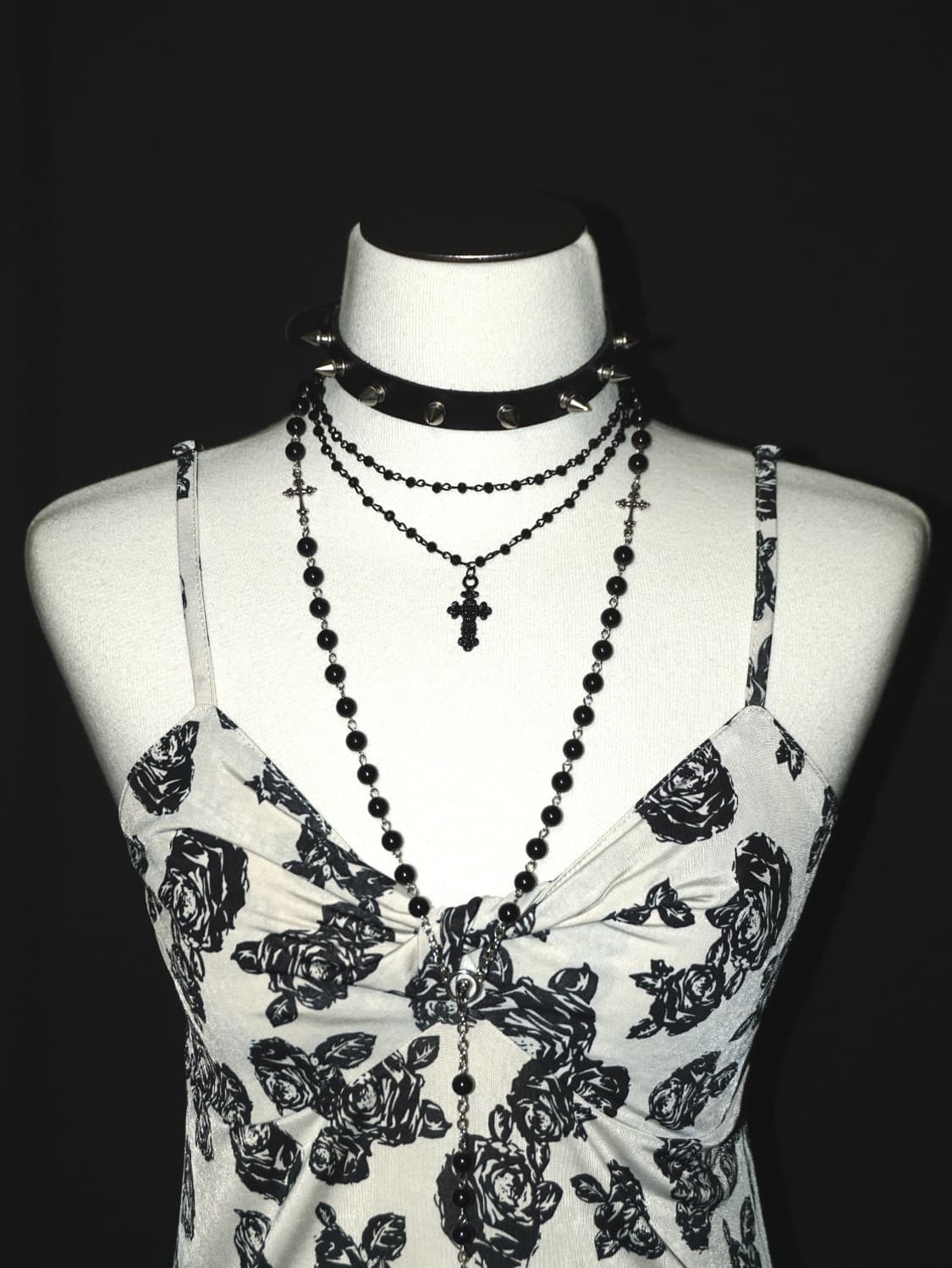 gothic flower sleeveless  상품이미지3