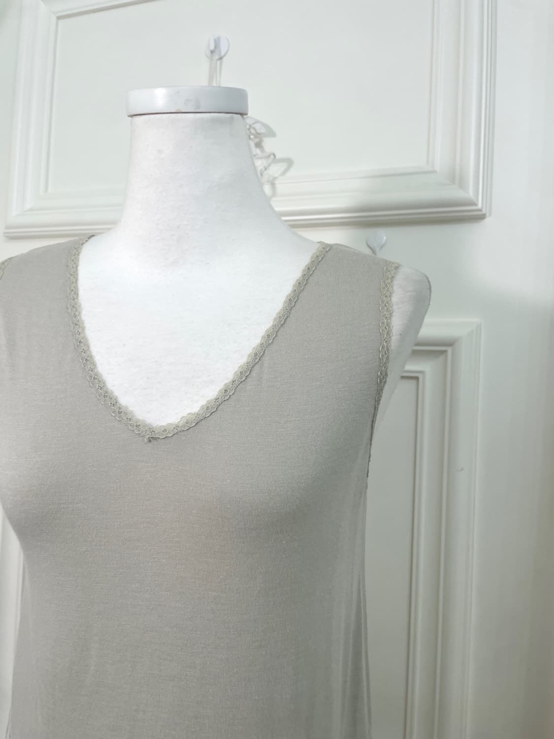 khaki crochet point pearl button cardiga 상품이미지10