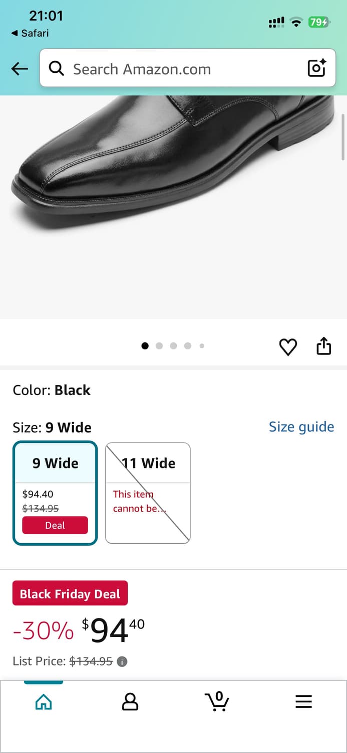 (새상품) 락포트 드레스포트 편안한 정장구두 255 상품이미지4