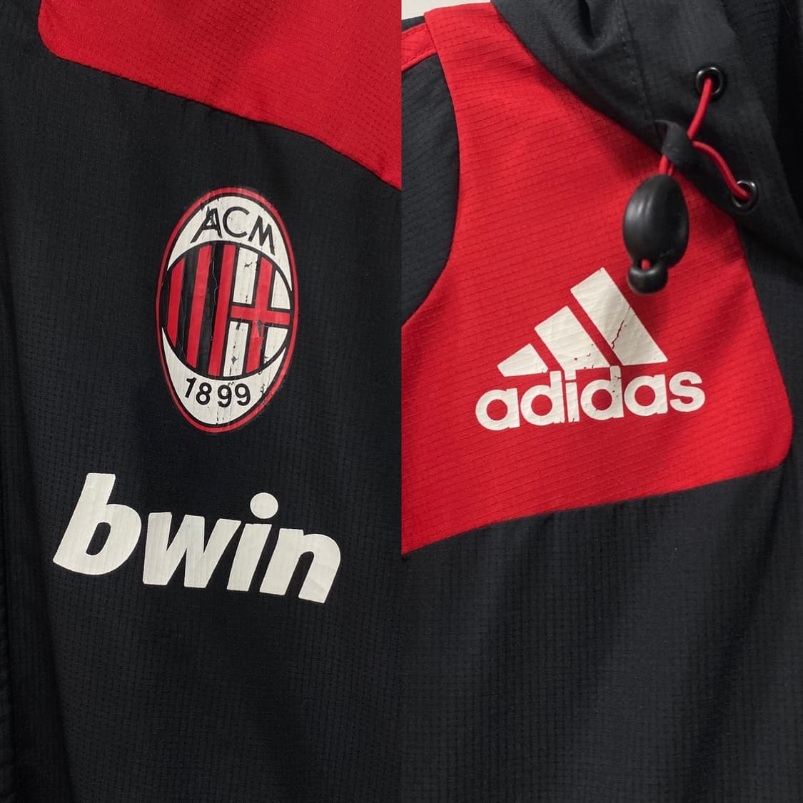아디다스 08-09 AC밀란 윈드브레이커 자켓 상품이미지3