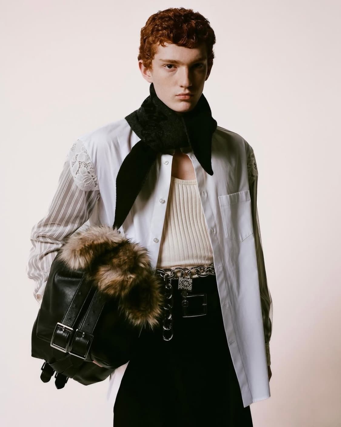 시몬로샤 25fw 폭스 퍼 동전지갑 키링/브라운 상품이미지8