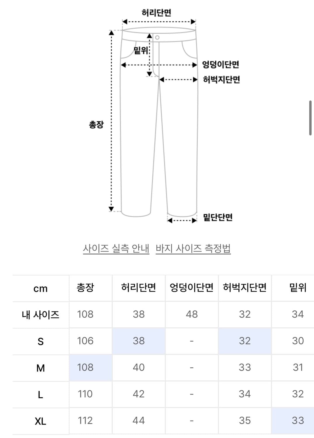 (S) 감마갤러리 더블니 카펜터 데님팬츠 라이트블루 상품이미지2