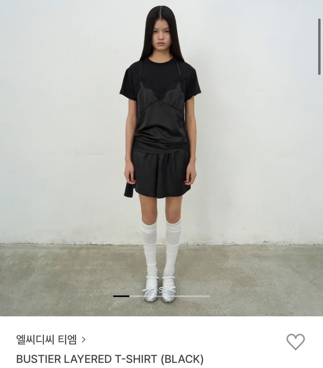 Lcdc tm(엘씨디씨 티엠)뷔스티에 티셔츠 상품이미지1