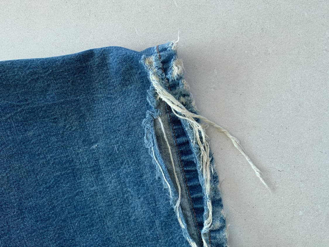 [L] 발렌시아가 풀업 데님 중청 상품이미지4