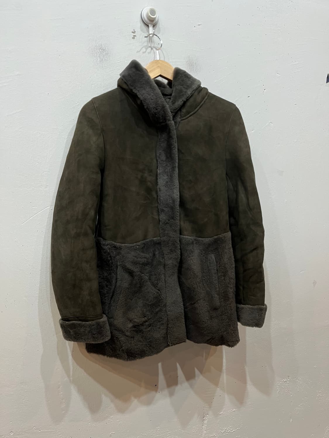 양가죽 램스킨 무스탕 우먼즈 XS 상품이미지1