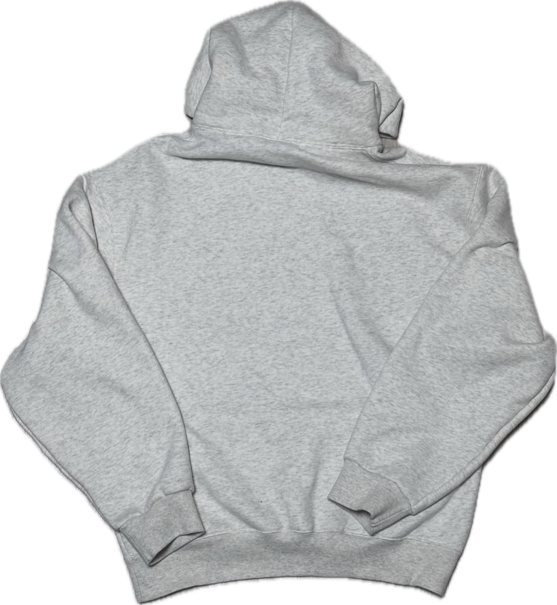 [ L ] 러셀 후드티 화이트 멜란지 그레이 상품이미지2