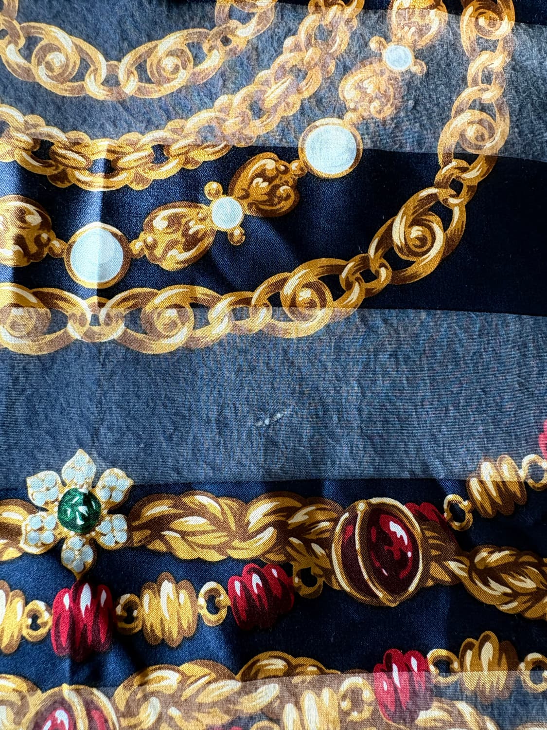 [정품] 이탈리아 Marelli 마렐리 명품 빈티지 실크 스카프 상품이미지4