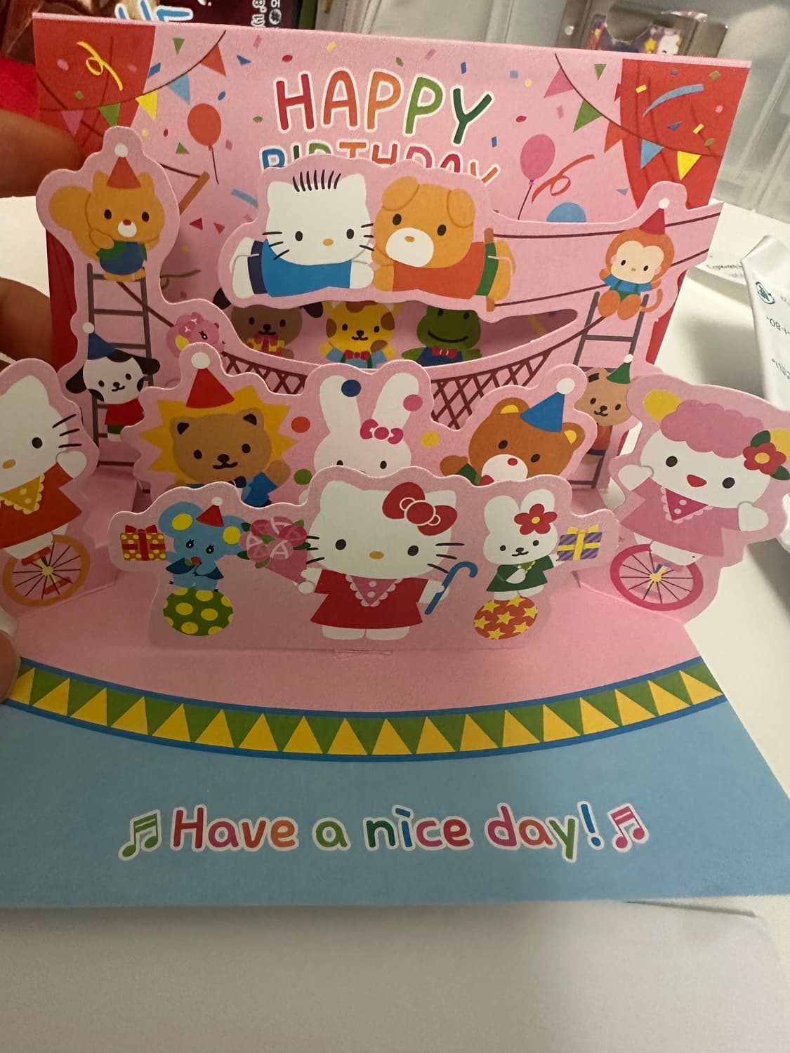 헬로키티 슈가바니즈 산리오 팝업카드 고전희귀편지지 상품이미지6