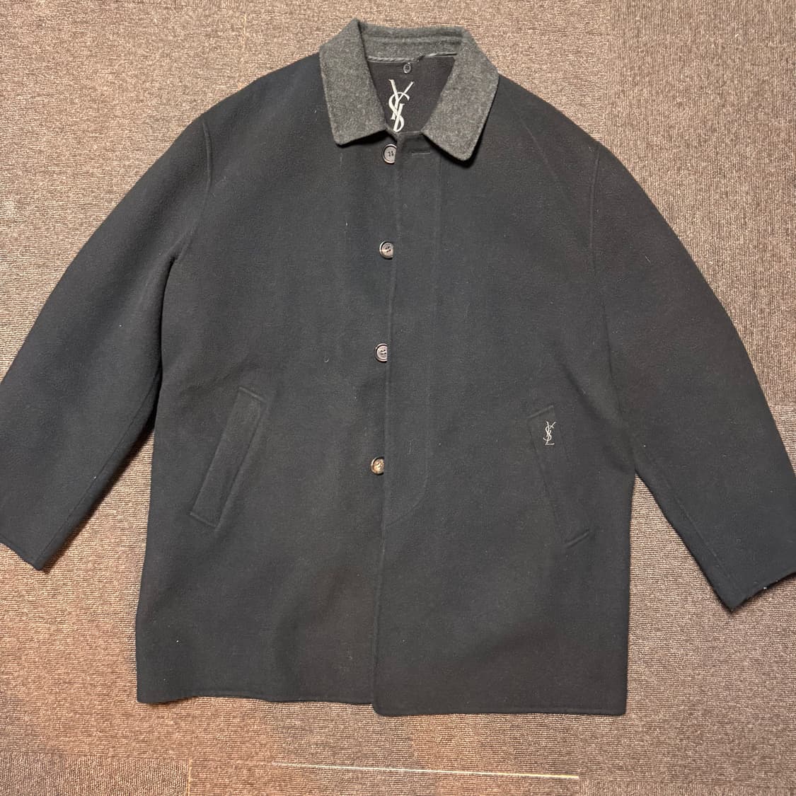 입생로랑 울 코트 상품이미지1