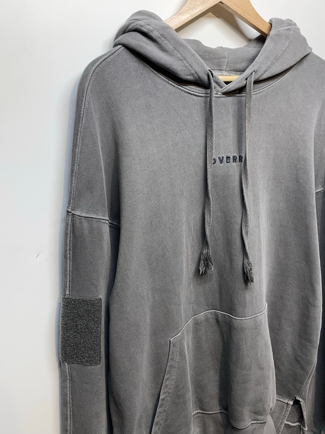 OVERR 빈티지 워싱 후드티 상품이미지3