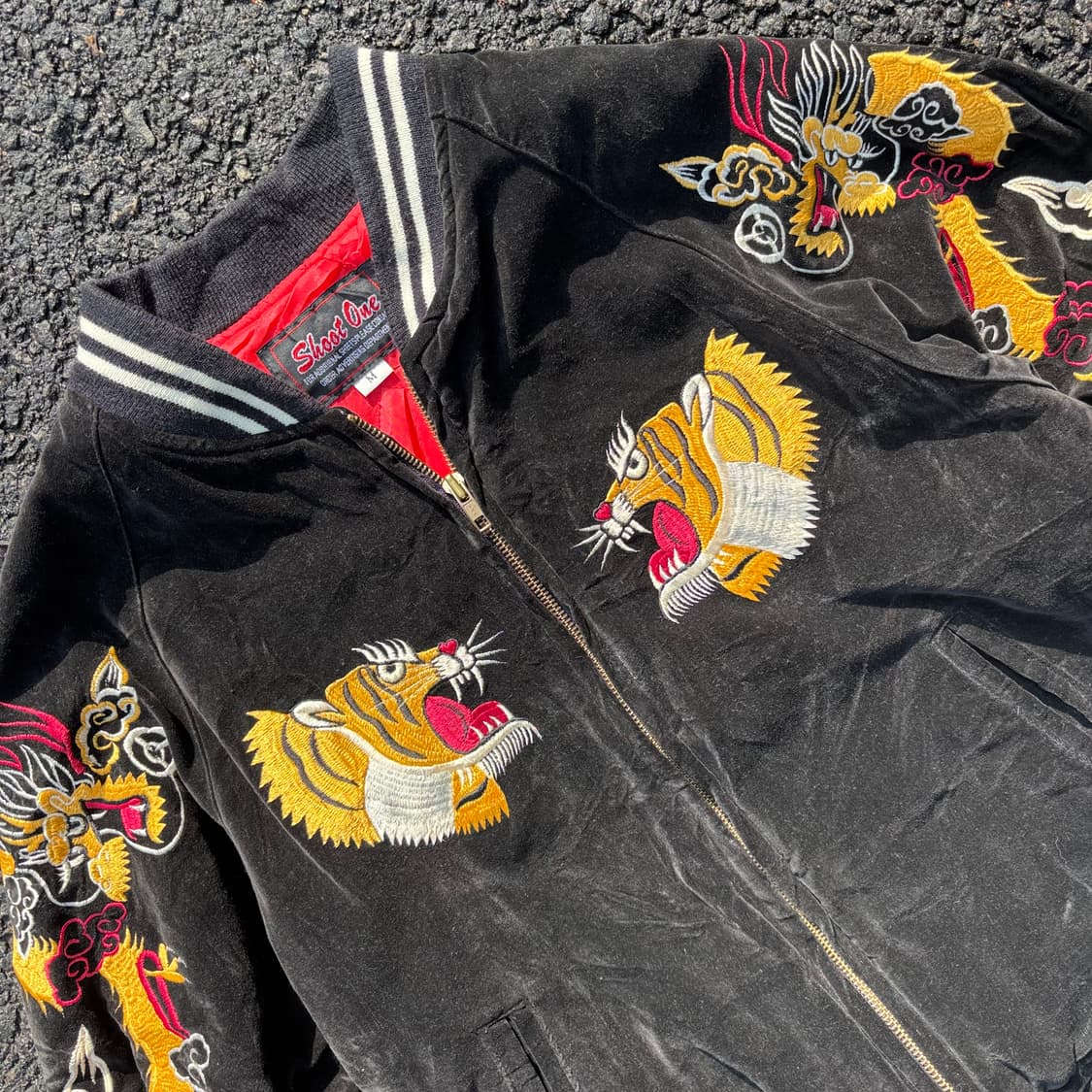 슛원 벨벳 스카잔 자켓 상품이미지4