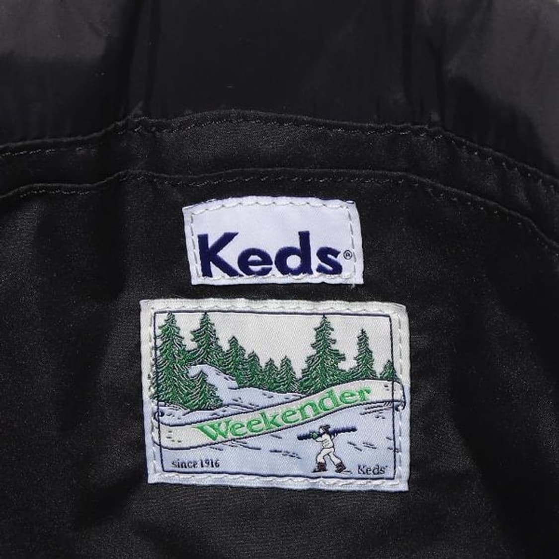 케즈 웨이브 패딩 토트백 블랙 상품이미지5