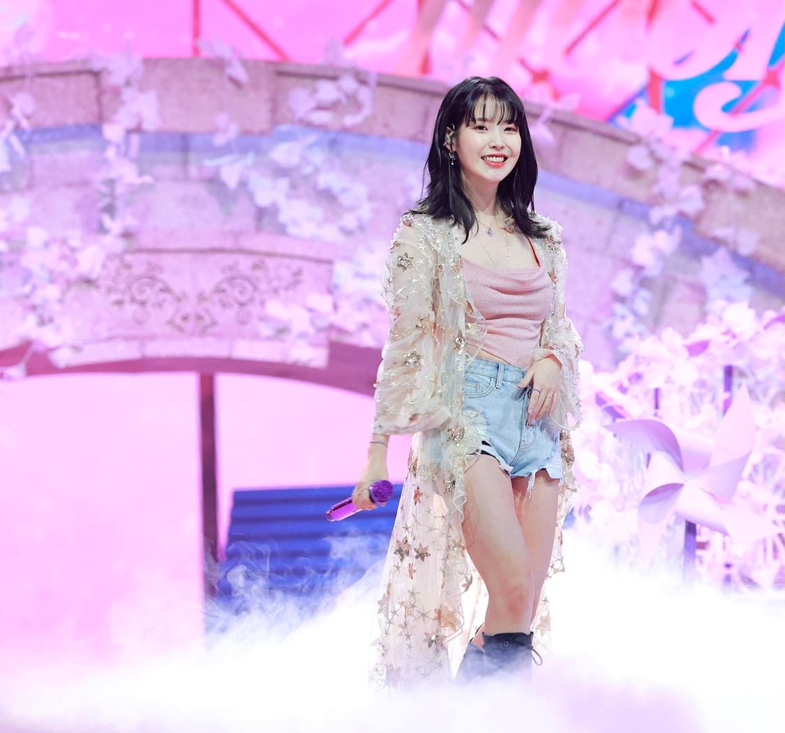 택달린새상품) 낫유어로즈 아이유 볼레로 탑 소프트핑크 상품이미지3
