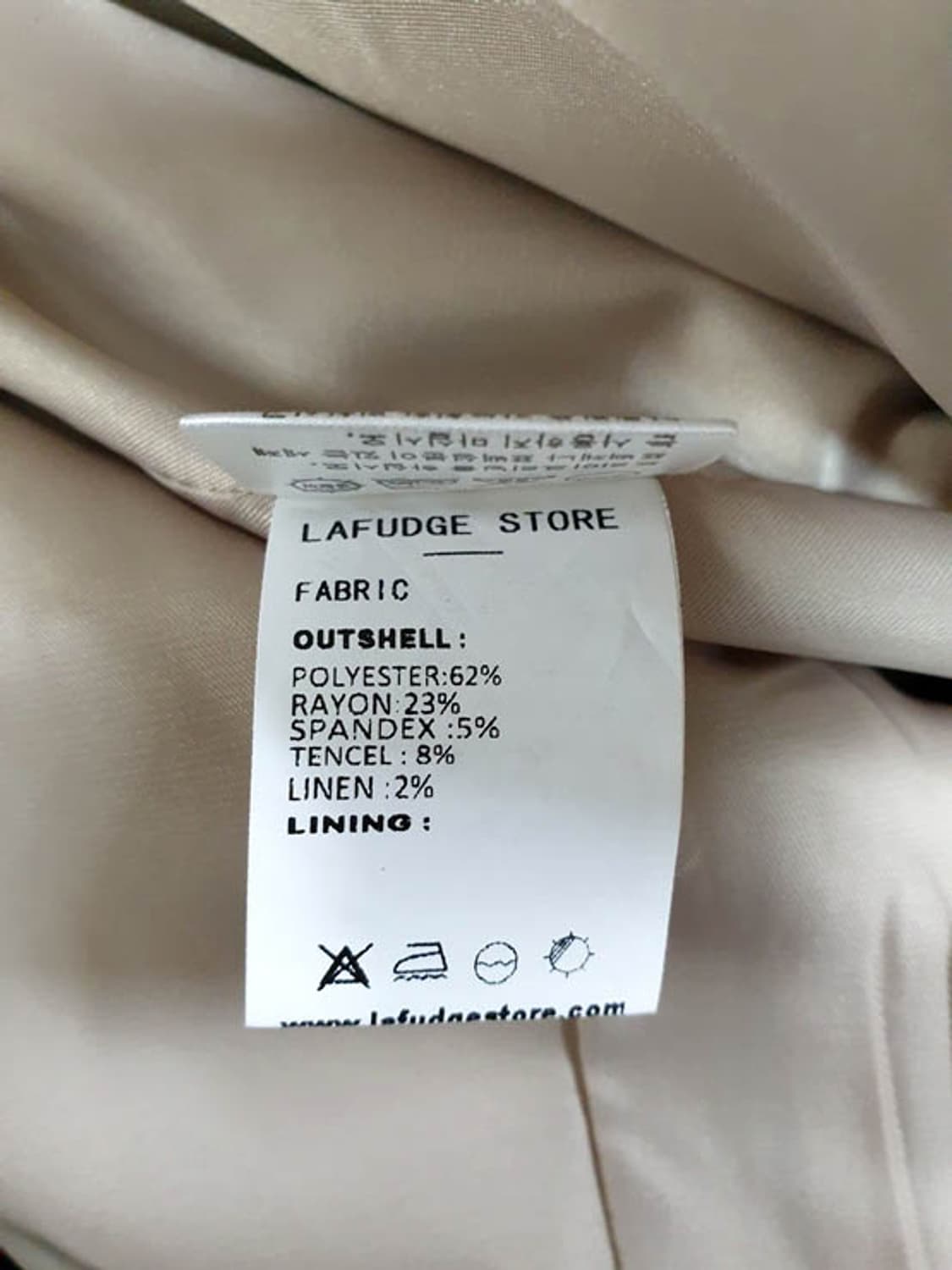 라퍼지스토어 남성 오버핏 크롭 블루종 M 상품이미지6