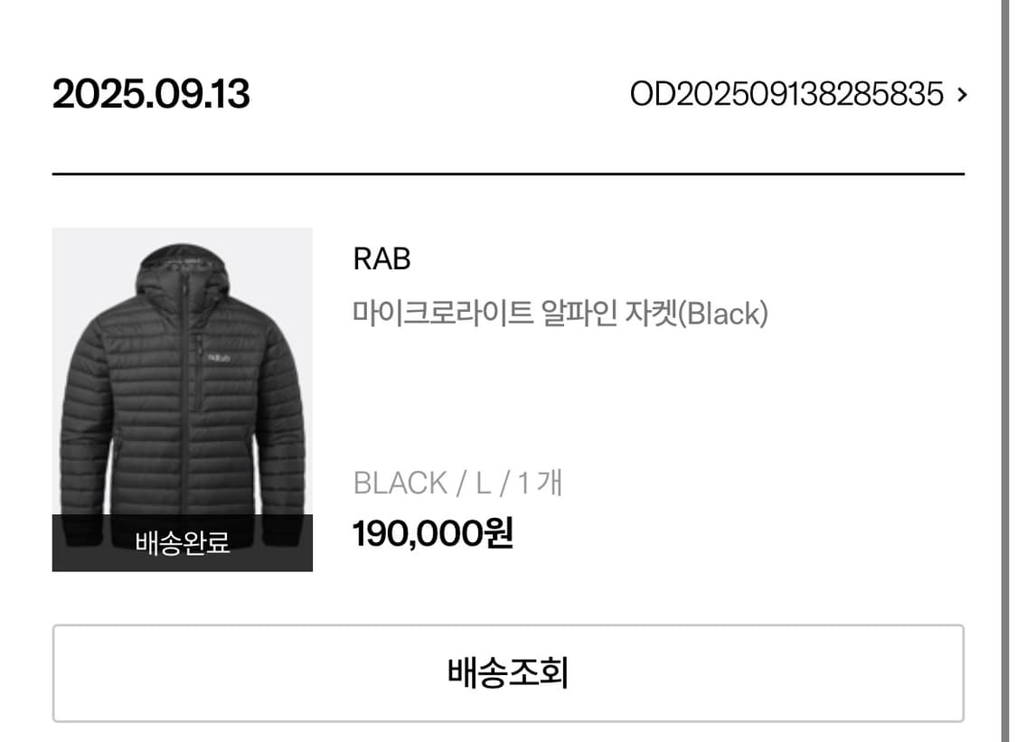 Rab 마이크로라이트 알파인자켓 경량패딩 L 상품이미지5