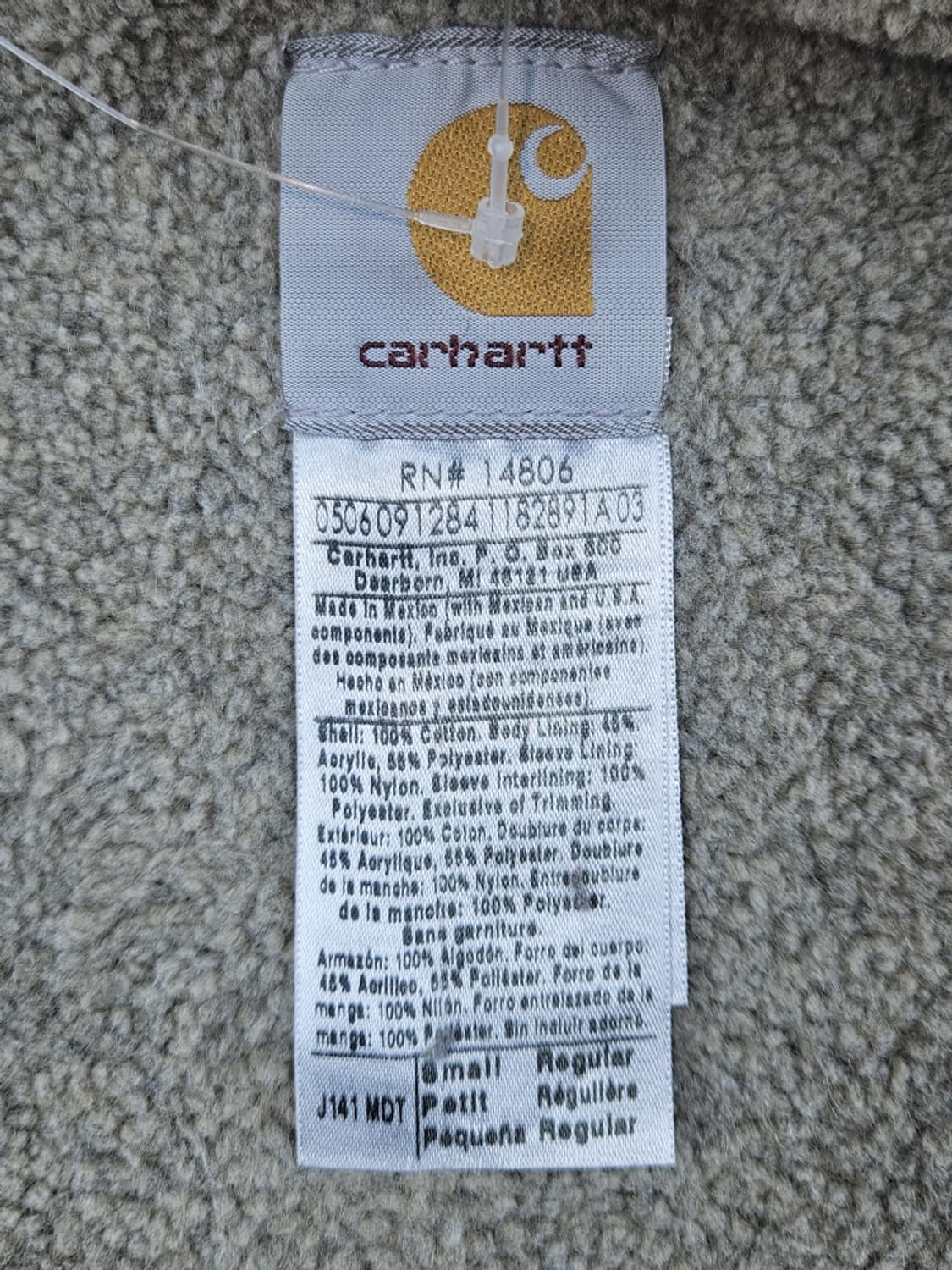 칼하트 J141 쉐르파 라이닝 액티브 워크 자켓 ( S ) / 10369 상품이미지8