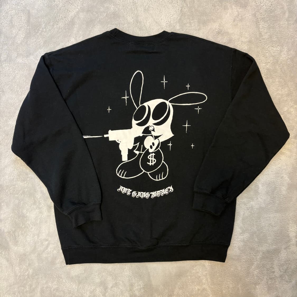 SKOLOCT 아트갱머니 블랙 맨투맨 상품이미지2