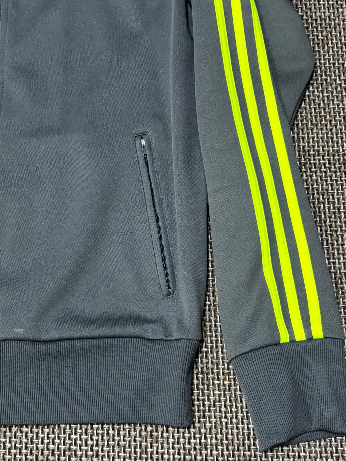 아디다스 파이어버드 구형 져지 차콜형광 상품이미지4