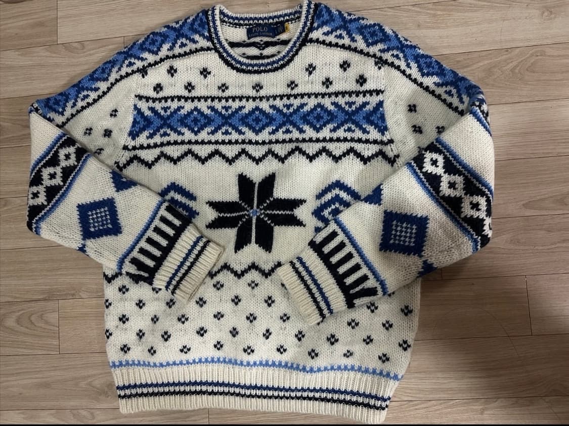 폴로 랄프로렌 노르딕 눈꽃 니트 스웨터 상품이미지1