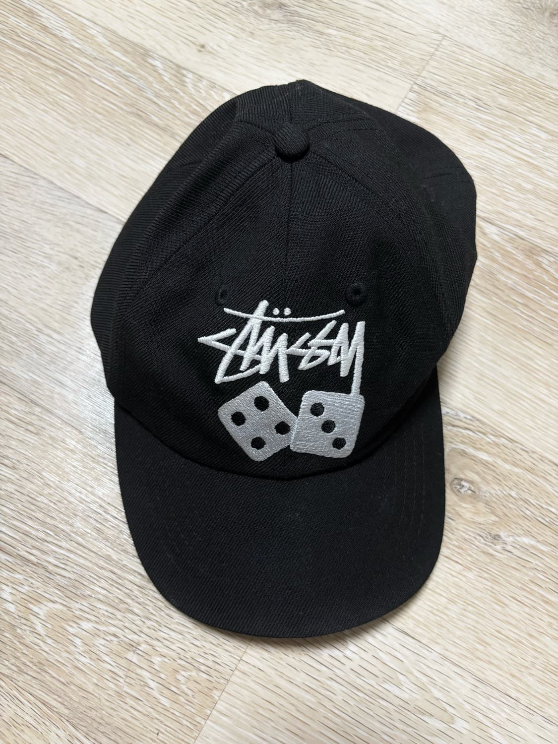 스투시 로우 프로파일 스탁 다이스 스냅백 블랙 상품이미지1