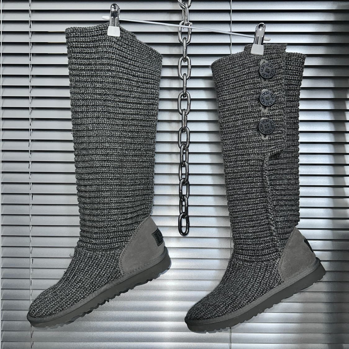 00s 그레이 니트 어그 카디 부츠 상품이미지2