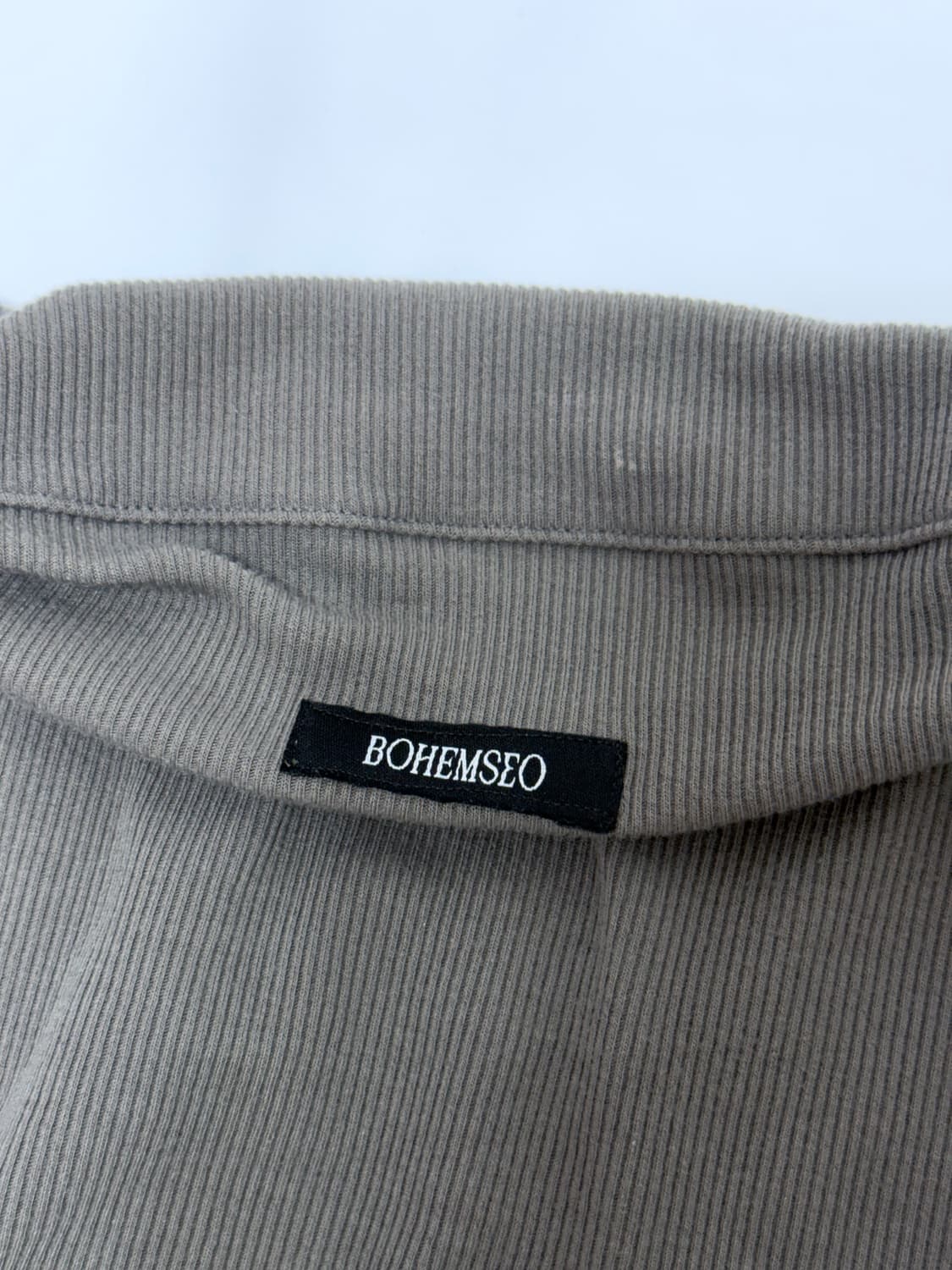 보헤미안서울 베이직 튜브탑 카키 BASIC TUBE TOP KHAKI 상품이미지3