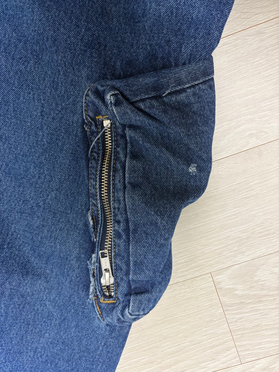 플라스틱프로덕트 MPa 앵글 카고 지퍼 팬츠 청바지 M 상품이미지4