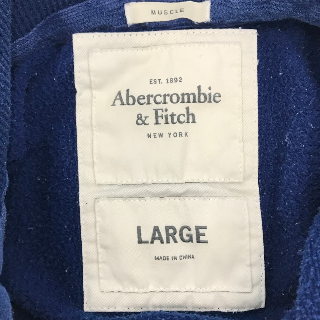 아베크롬비 블루 후드자켓 가디건 [L] 상품이미지5