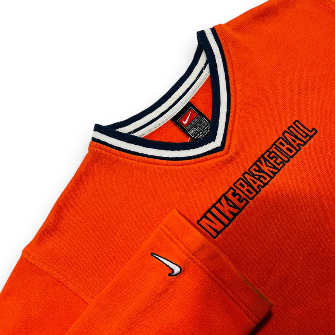 나이키 90s 베스킷볼 올드스쿨 힙합 브이넥 맨투맨 상품이미지3