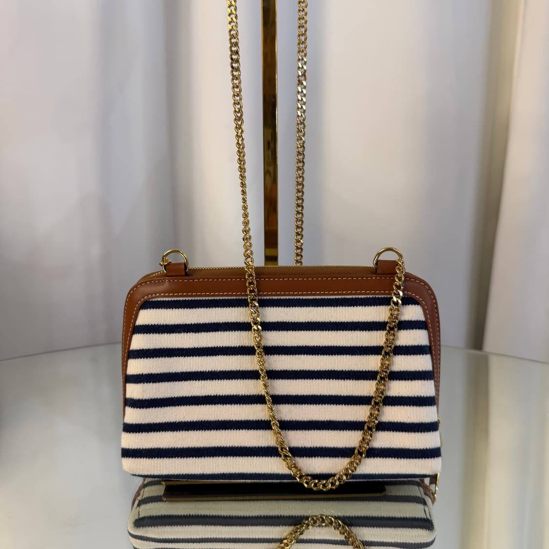 [정품] 셀린느 퀴르 트리옹프 체인 숄더 파우치백 상품이미지5