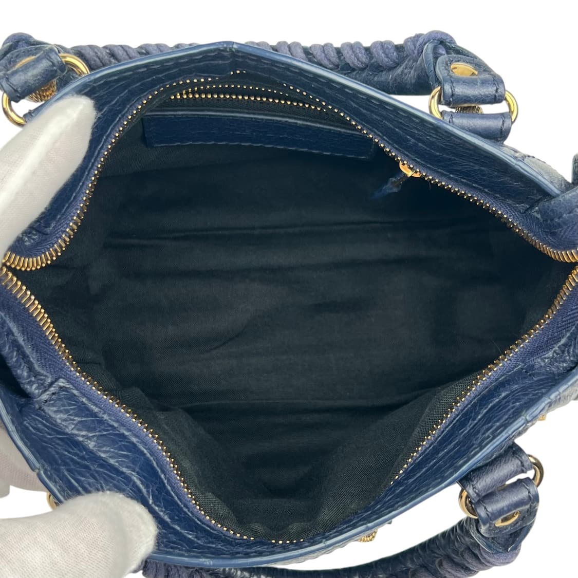 발렌시아가 미니 자이언트 시티백 네이비. 모터백 르시티 르카골 상품이미지7