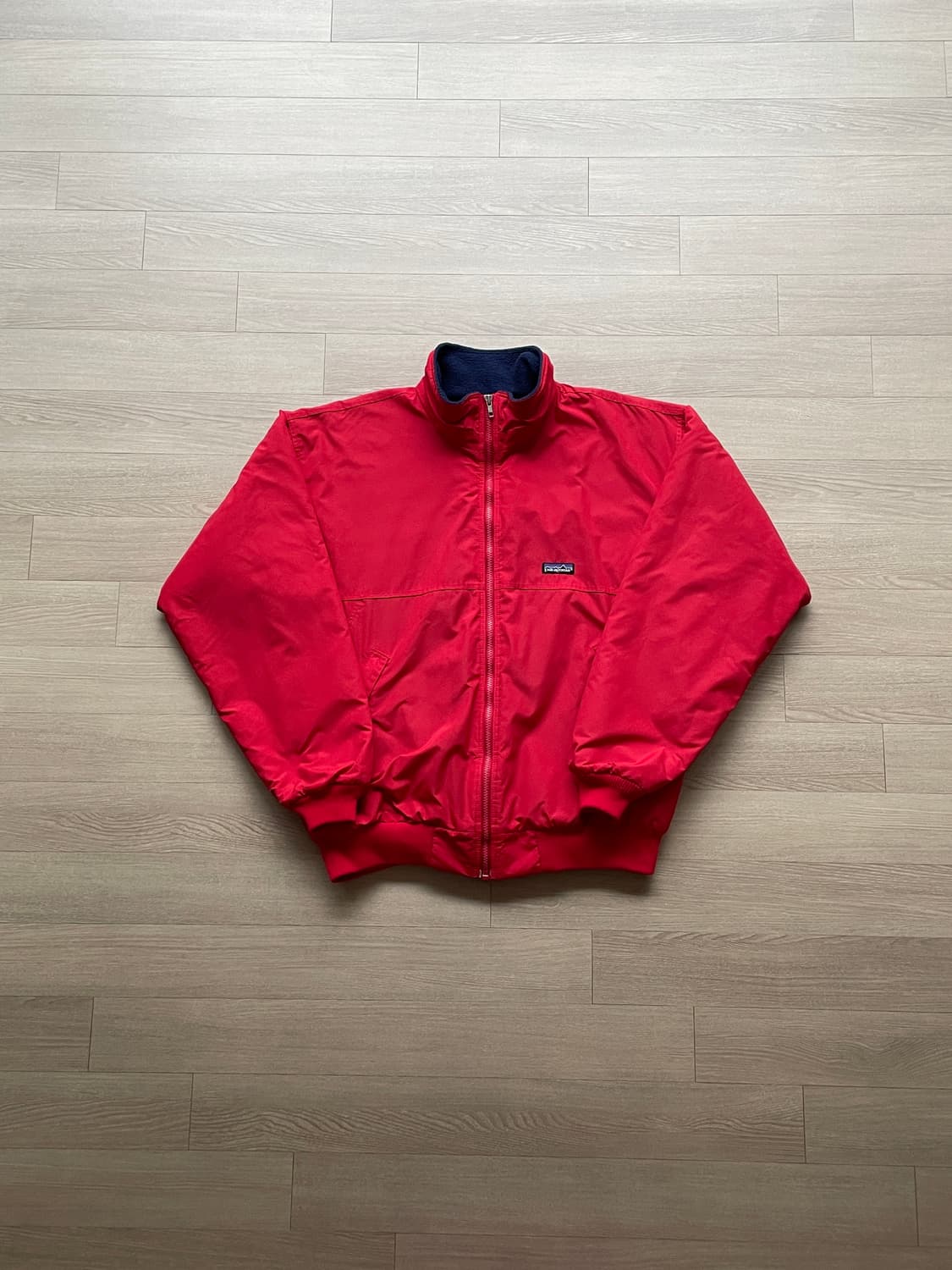 1990 파타고니아 쉘드 신칠라 봄버 자켓 레드 rare usa 상품이미지1
