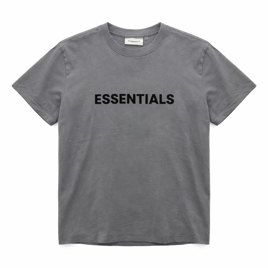 에센셜 반팔 티셔츠 L 회색 상품이미지1