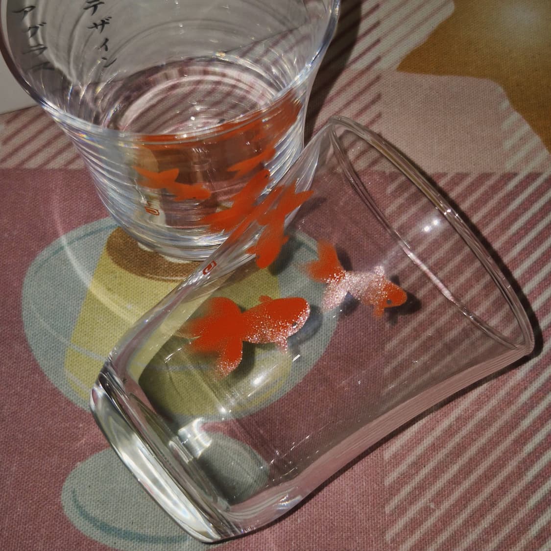 00s 카타오카 츠루타로 금붕어 글라스 세트 상품이미지8