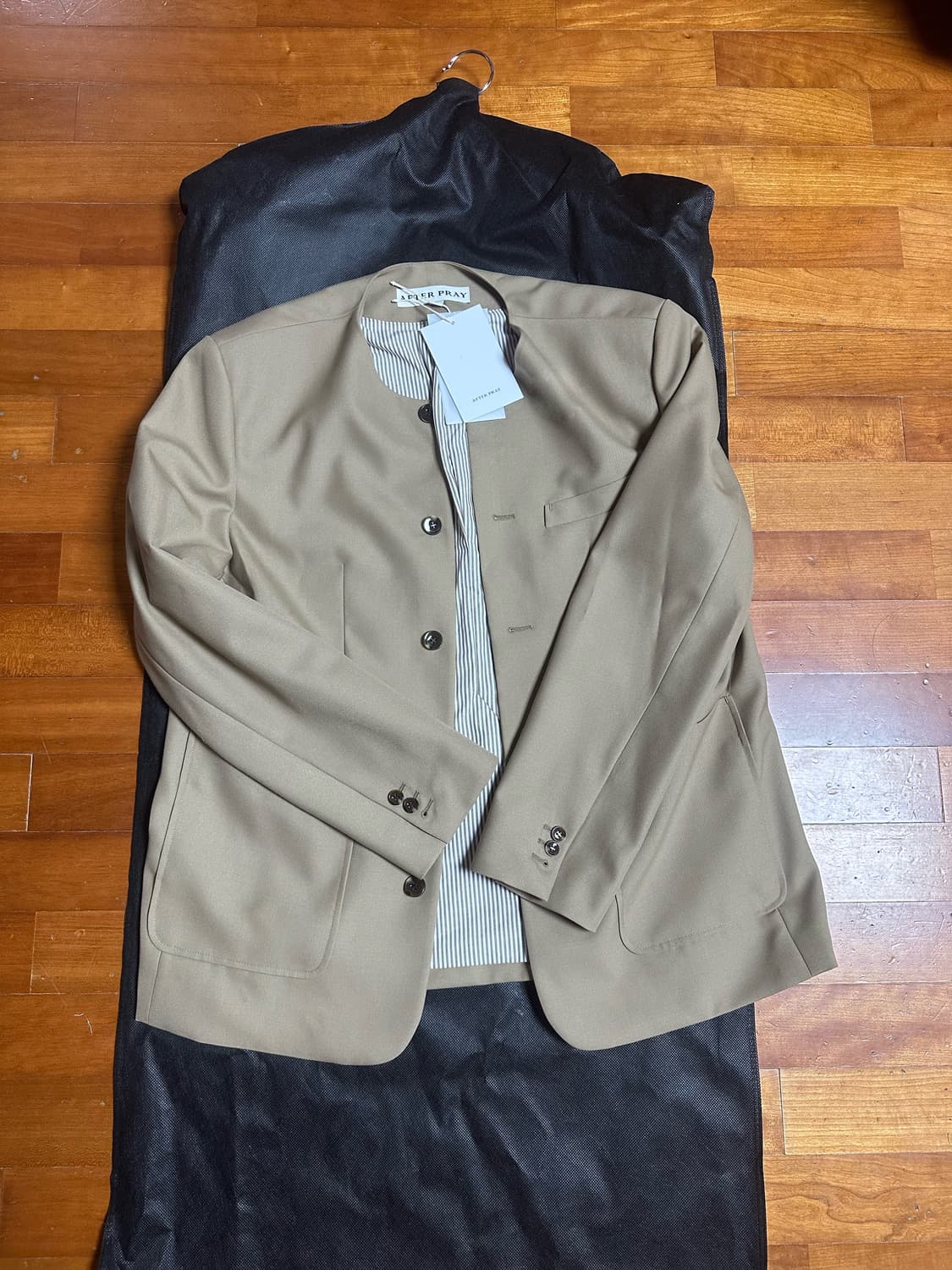 애프터프레이 럭스 카라리스 블레이저 베이지 상품이미지1