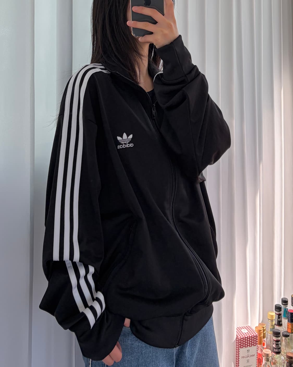 [M]아디다스 파이어버드 블랙 트랙탑 져지 상품이미지1