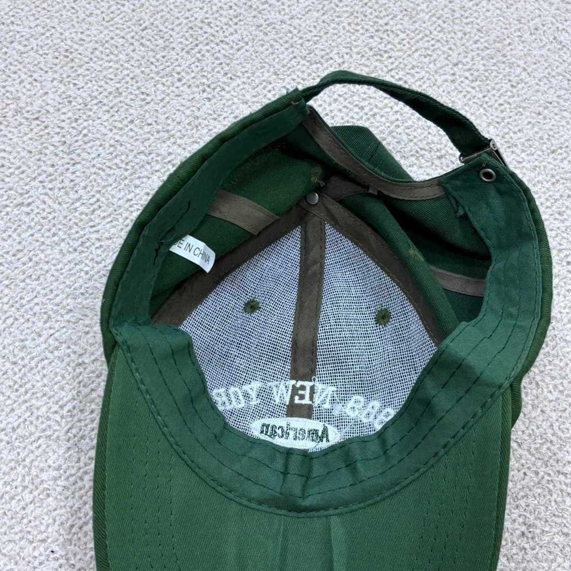 F 1989 뉴욕 아메리칸 그린 볼캡 0527Y 상품이미지6