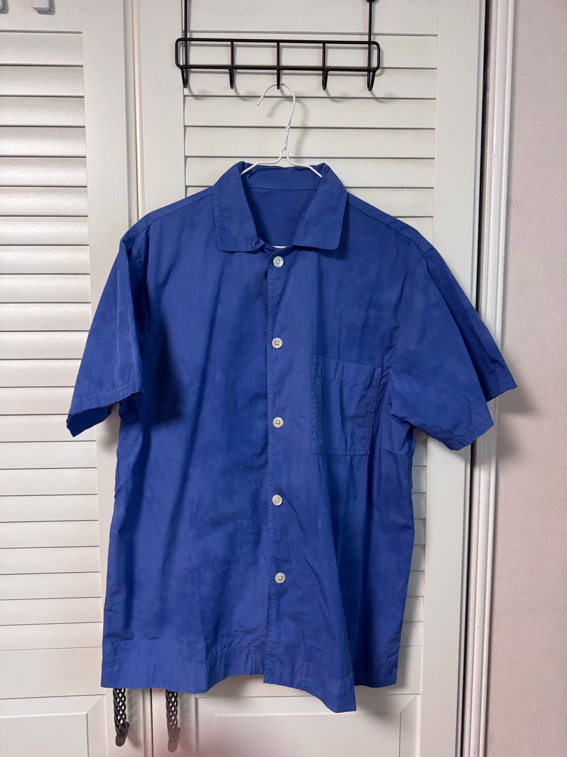 스투시 X 테클라 숏슬리브 포플린 파자마 셔츠 울트라마린 상품이미지2