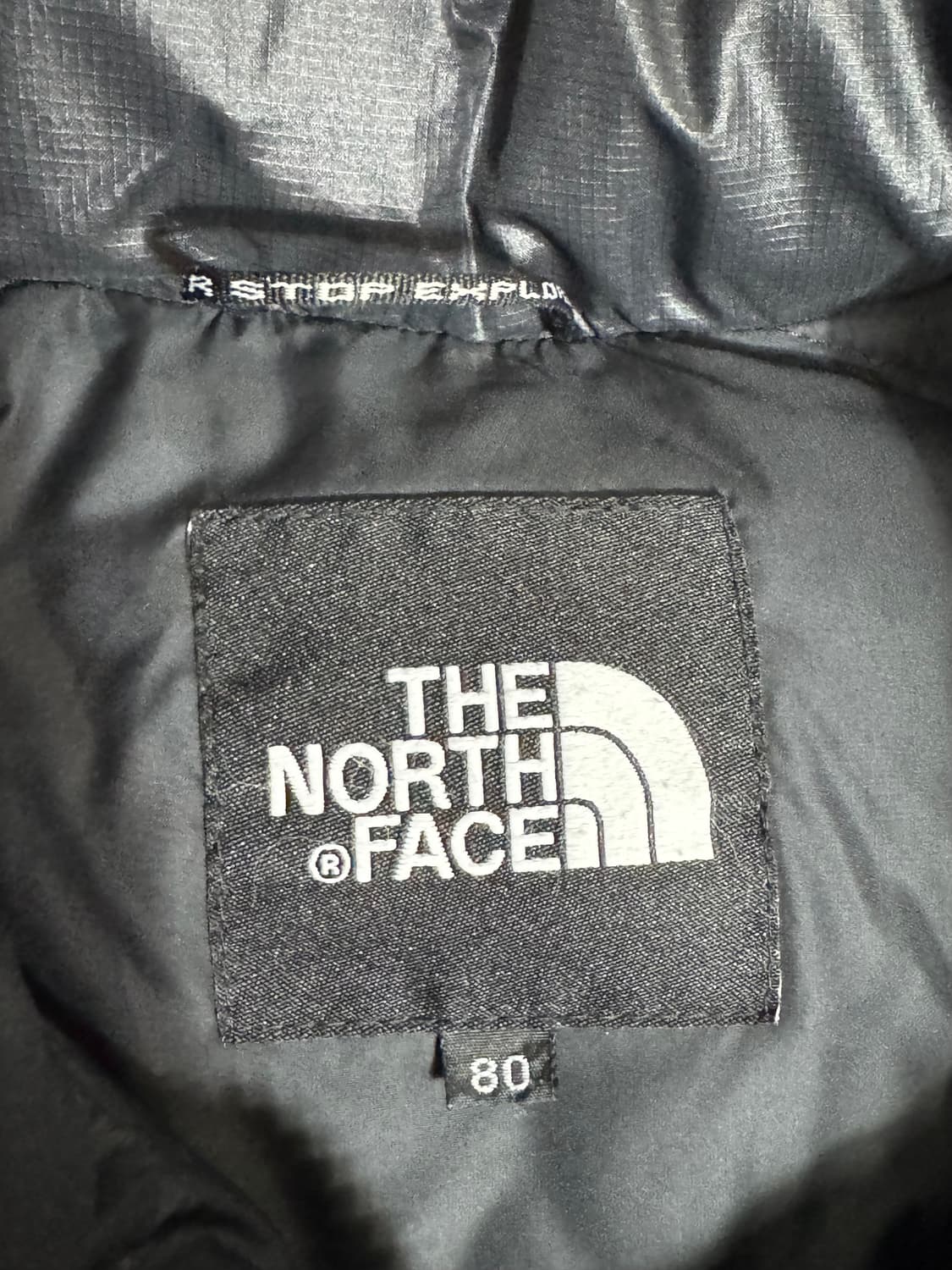 여 80-85 S 노스페이스 눕시 블랙 700필 구스다운 패딩  상품이미지3