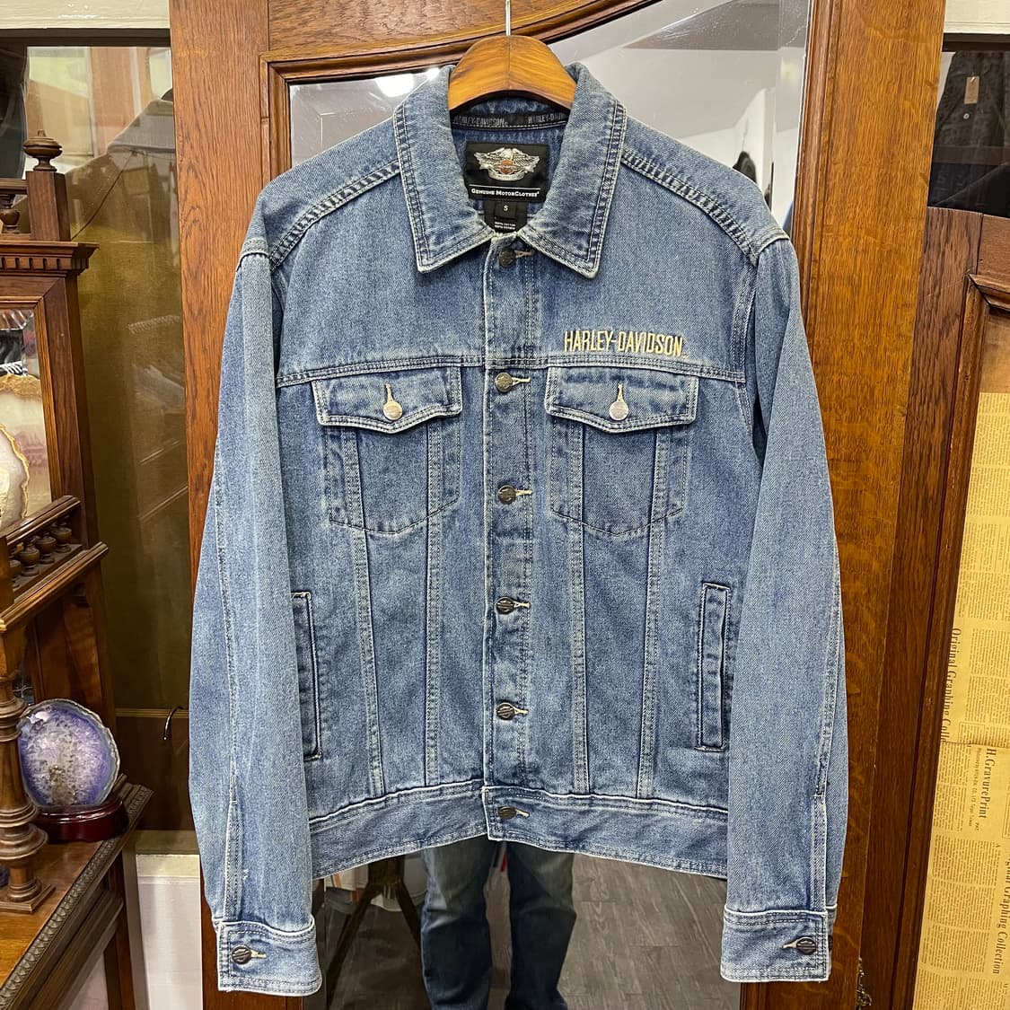 Harley davidson denim trucker 상품이미지2